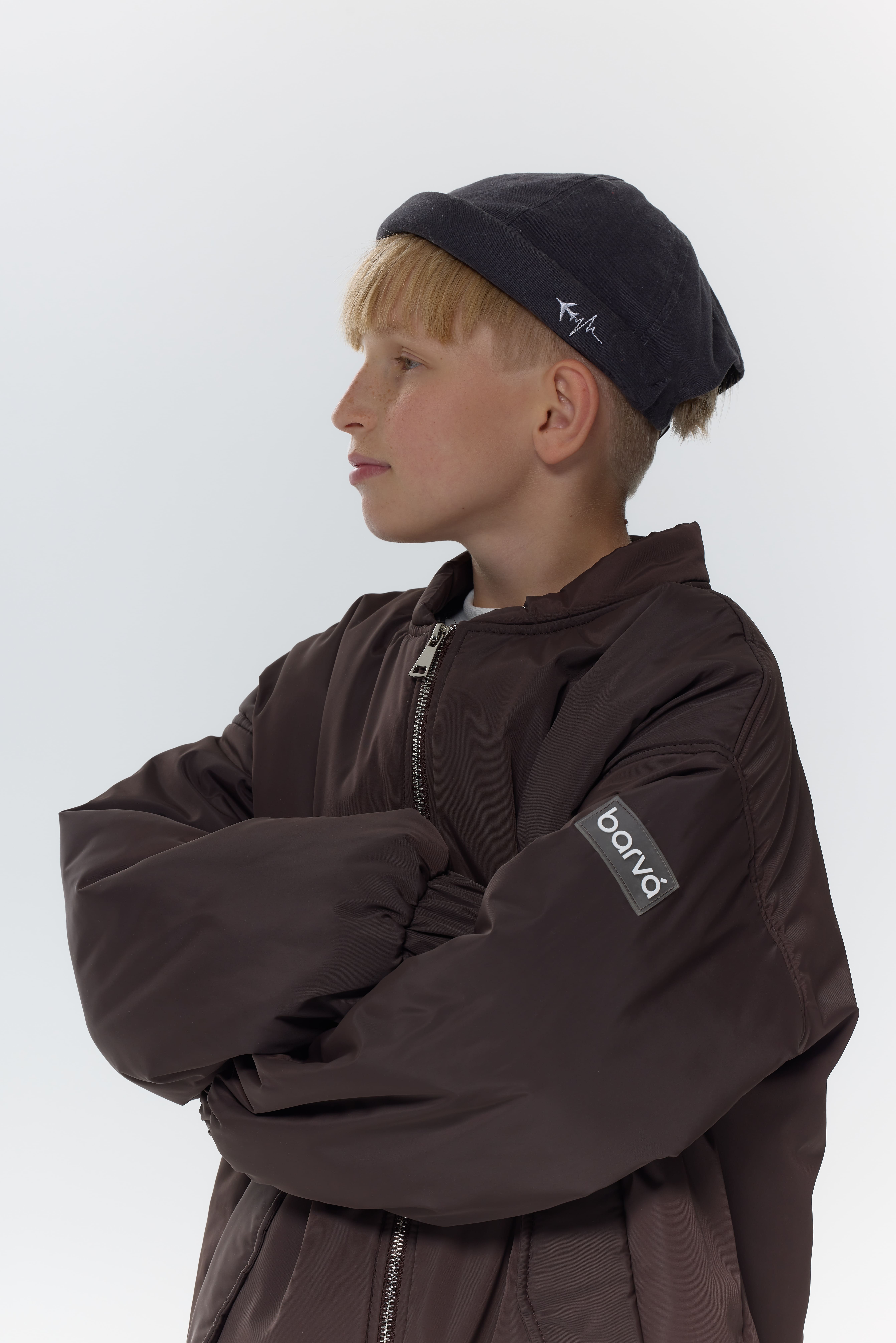 Бомбер-куртка шоколад unisex